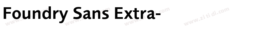 Foundry Sans Extra字体转换